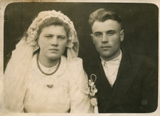 Весільна світлина батьків – Семена та Ніни. 5 листопада 1951 року. Фото з власного архіву