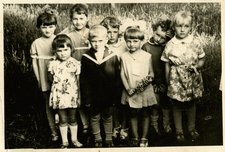 П’ятирічний Тимофій Зінкевич у першому ряду другий ліворуч. 1971 рік. Фото з власного архіву