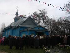 Під час храмового свята парафії Мучениці Параскеви-П’ятниці у с. Милуші Луцького районного деканату. Світлина Віталія Сарапіна