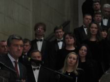 Архієрейський хор «Оранта» бере участь у відритті Президентами України та Польщі виставки «Україна – світові»