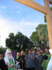 7 червня 2009 р. Патріарх Філарет освячує хрест на місці спорудження храму Холмської ікони Божої Матері в луцькому сквері навпроти гімназії № 4 (просп. Волі). Світлина протоієрея Віталія Собка