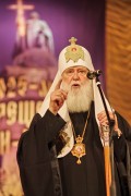 24 червня 2006 р. Патріарх Філарет виступає в Луцьку під час урочистої академії, присвяченої 1025-літтю хрещення Київської Русі. Світлина Ігоря Сацика