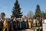 14 жовтня 2015 р. Освята пам’ятника героям України в с. Шклинь Горохівського деканату. Світлина Олега Дідика