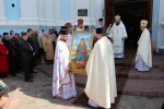 21 квітня 2014 р. Митрополит Луцький і Волинський Михаїл завершує Відправу у володимир-волинському соборі Різдва Христового, під час якої освячено ікону благовірного князя Володимира Васильковича. Світлина інформаційної служби єпархії