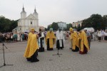 27 липня 2014 р. Молебень за Україну в центрі Володимира-Волинського. Світлина з архіву протоієрея Ігоря Бігуна