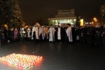 22 січня 2015 р. Під час заупокійної літії на Театральному майдані Луцька. Світлина інформаційної служби єпархії