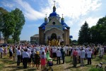 16 серпня 2015 р. Біля храму Святителя Миколая Чудотворця в селищі Колки Маневицького деканату. Світлина Ігоря Сацика