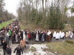 Богоявленський хресний хід до берега річки Стир (пляж луцького центрального парку). Світлина інформаційної служби єпархії