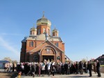 21 жовтня 2012 р. Храм Рівноапостольного князя Володимира у с. Тарасове Луцького районного деканату в день освяти. Світлина інформаційної служби єпархії