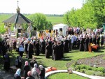 29 травня 2013 р. Святкове Богослужіння у скиту Святого Духа на околиці с. Жидичин Ківерецького деканату. Світлина інформаційної служби єпархії