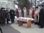 28 лютого 2014 р. Заупокійна літія по загиблих на Майдані в Києві в с. Зимне Володимирського районного деканату. Світлина з архіву протоієрея Андрія Шевчука