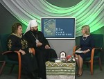 19 грудня 2014 р. В студії передачі «Що каже священик». Кадр із відео єпархіальної телестудії «Собор»