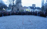 22 листопада 2008 р. Пам’ять про Голодомор. Луцьк, Замковий майдан. Світлина Юрія Павлюка