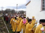 21 листопада 2008 р. Під час хресної ходи навколо храму Архістратига Михаїла в Нововолинську з нагоди престольного свята. Світлина Данила Зінкевича