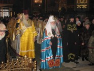 1 лютого 2009 р. Початок Божественної Літургії у Володимирському соборі Києва. Очолює Богослужіння Патріарх Київський і всієї Руси-України Філарет. Справа від Святійшого – архімандрит Марк (Левків), якого під час цієї відправи висвятять на єпископа Кіровоградського і Голованівського. Світлина ієромонаха Якова (Мільяна)