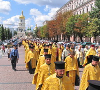 28 липня 2009 р., Київ. Хресний хід нашого Патріархату. Світлина прот. Віталія Собка